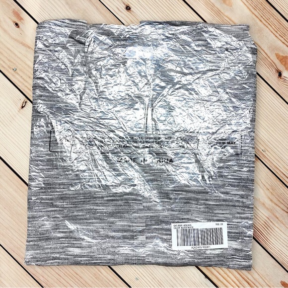 Joan Rivers Heathered Space-Dyed Knit Boyfriend Cardigan NWT Black/White A262485 - Picture 10 of 15